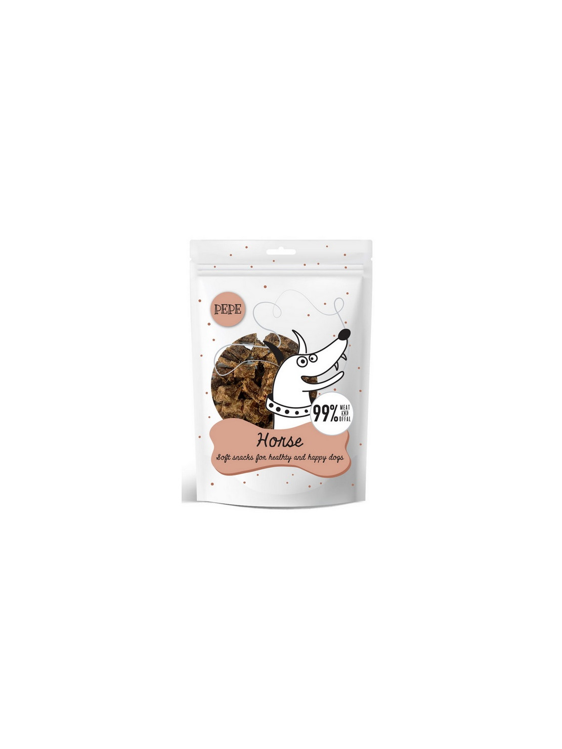 Paka Zwierzaka PEPE Mini Chunkies Horse (koń) 70g