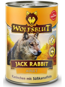 Wolfsblut Dog Jack Rabbit - królik, zając i bataty puszka 395g