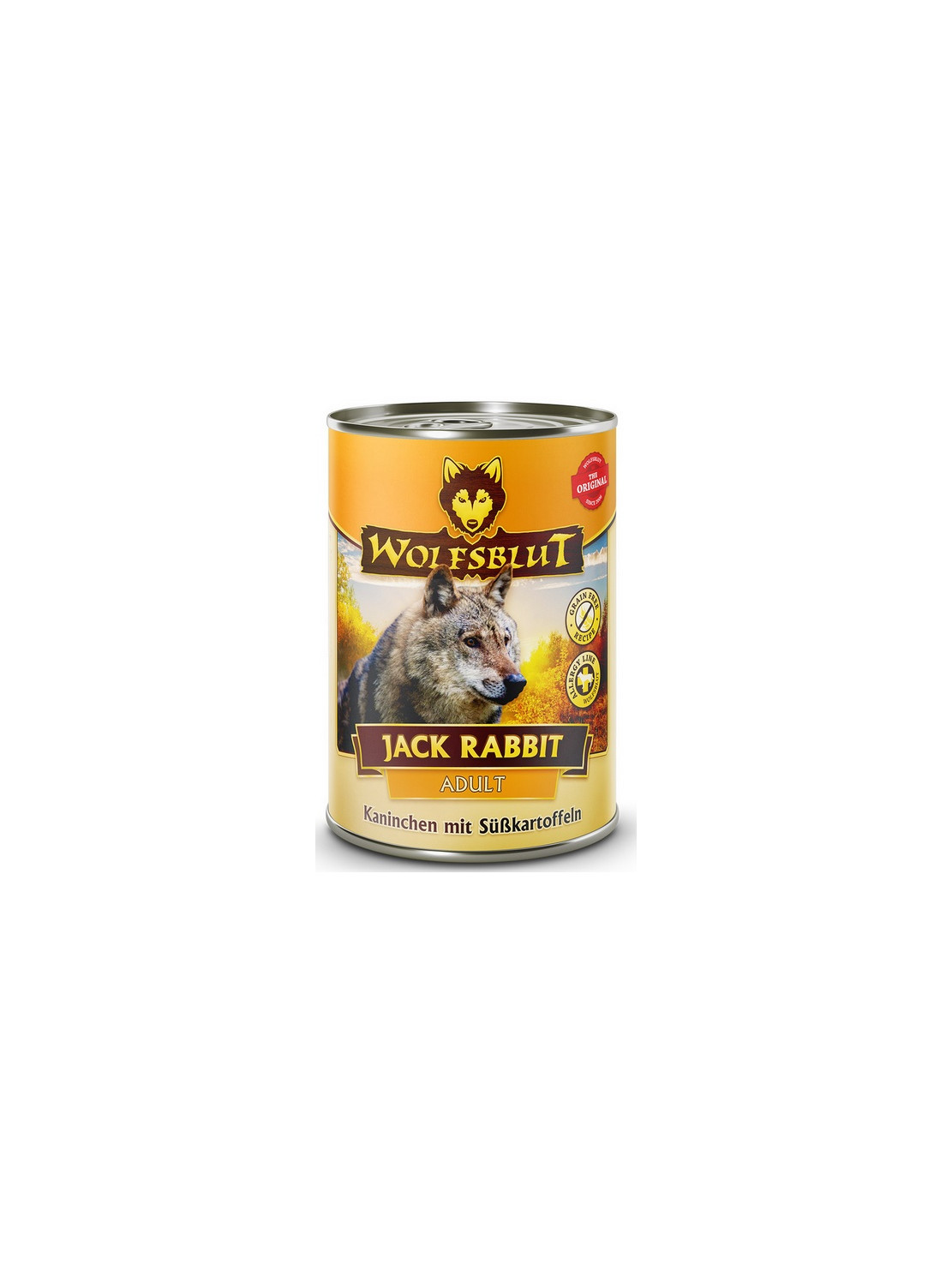 Wolfsblut Dog Jack Rabbit - królik, zając i bataty puszka 395g