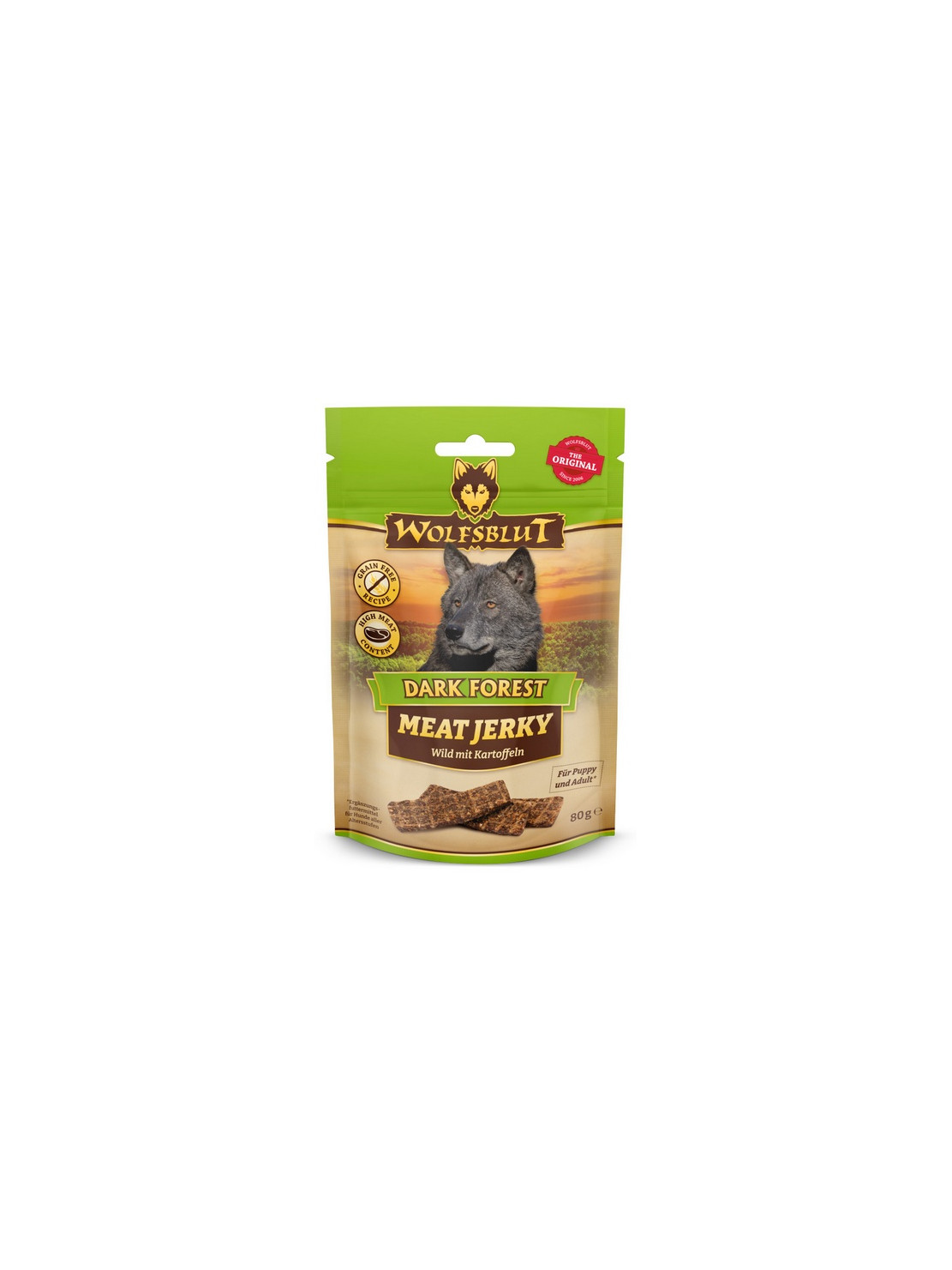 Wolfsblut Dog Meat Jerky Dark Forest 80g