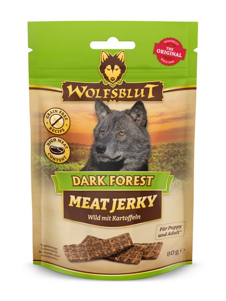 Wolfsblut Dog Meat Jerky Dark Forest 80g
