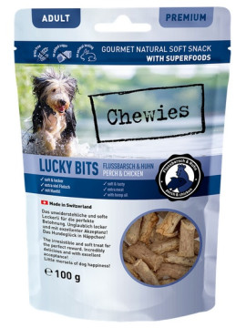 Chewies Lucky Bits Adult Okoń & kurczak 100g