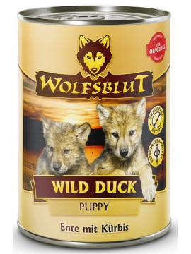 Wolfsblut Dog Wild Duck Puppy - kaczka i bataty puszka 395g