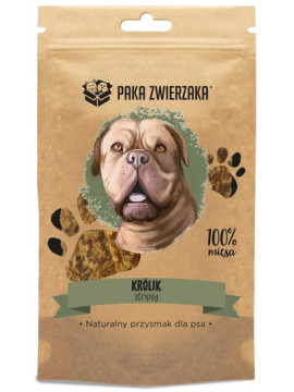 Paka Zwierzaka Stripsy Królik 100% 70g