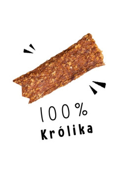 Paka Zwierzaka Stripsy Królik 100% 70g