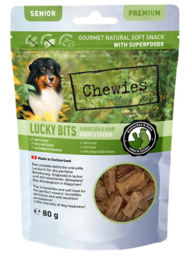 Chewies Lucky Bits Senior Królik & kurczak 80g