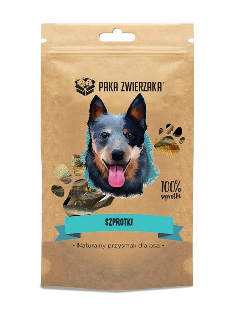 Paka Zwierzaka Szprotki 100% 60g