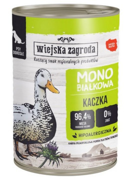 Wiejska Zagroda Monobiałkowa Kaczka puszka 400g