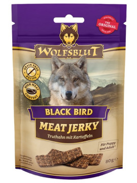 Wolfsblut Dog Meat Jerky Black Bird 80g
