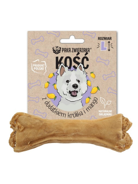 Paka Zwierzaka Kość z dodatkiem królika i mango L 13,5cm