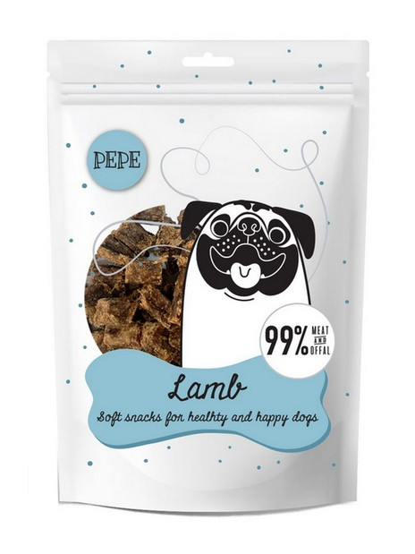 Paka Zwierzaka PEPE Mini Chunkies Lamb (jagnięcina) 70g