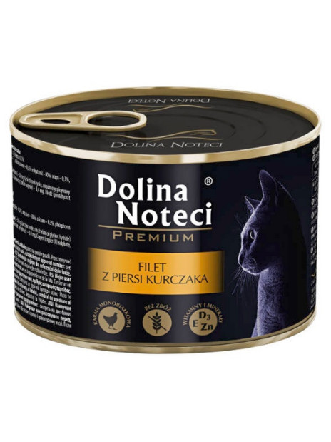 Dolina Noteci Premium Kot Filet z piersi kurczaka puszka 185g