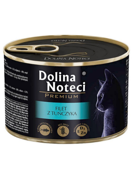 Dolina Noteci Premium Kot Filet z tuńczyka puszka 185g