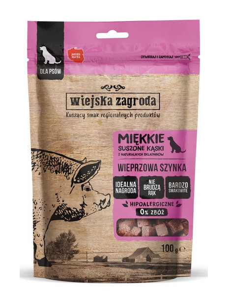 Wiejska Zagroda Przysmak Kąski - wieprzowa szynka 100g