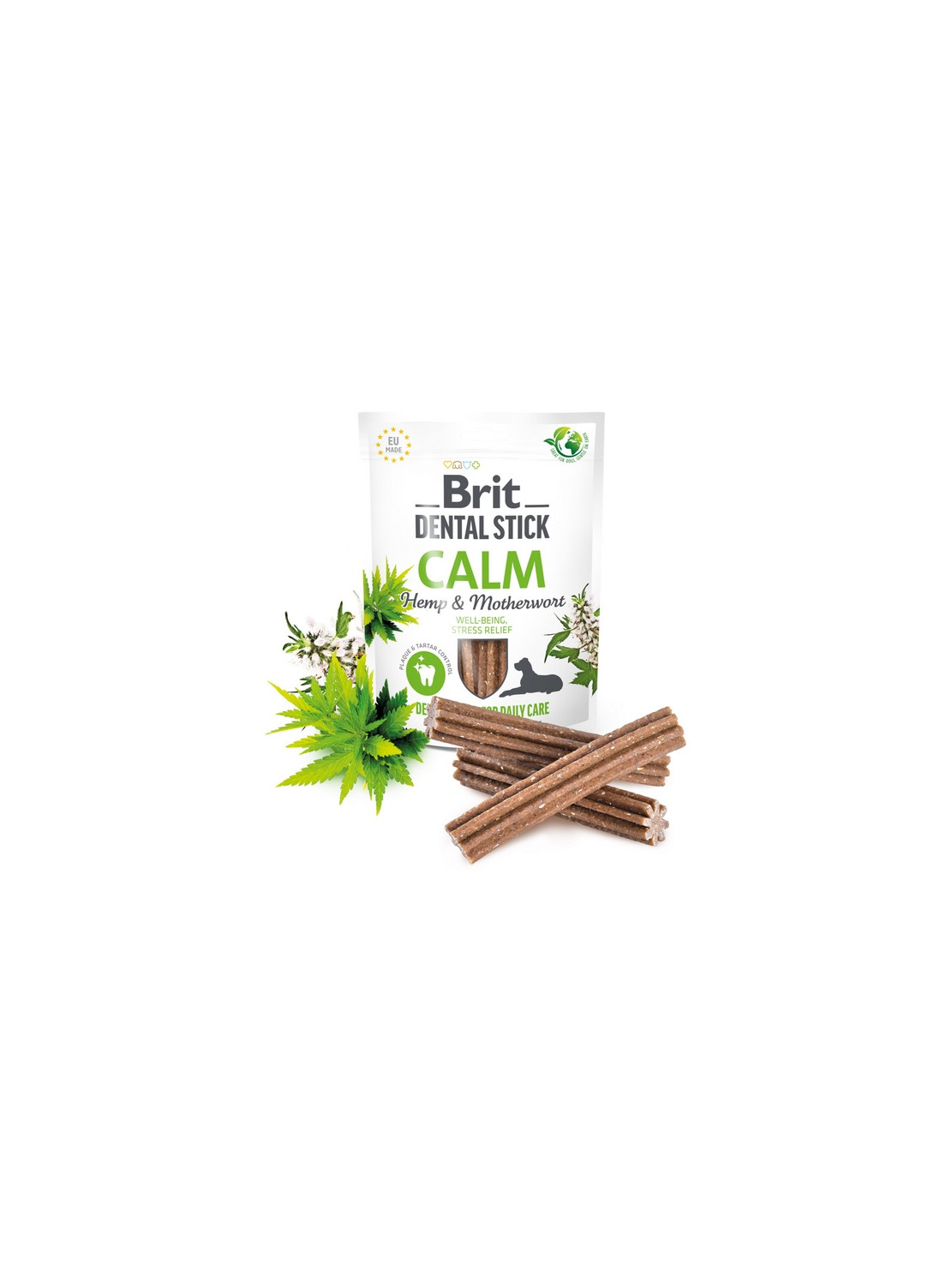 Brit Dental Stick Calm Hemp & Motherwort 251g
