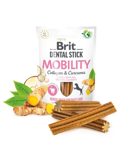 Brit Dental Stick Mobility Collagen & Curcuma 251g
