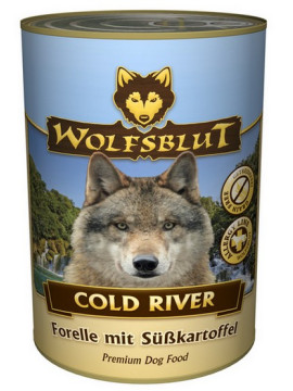 Wolfsblut Dog Cold River - pstrąg i bataty puszka 395g