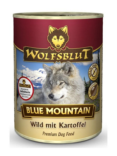 Wolfsblut Dog Blue Mountain - dziczyzna i ziemniaki puszka 395g