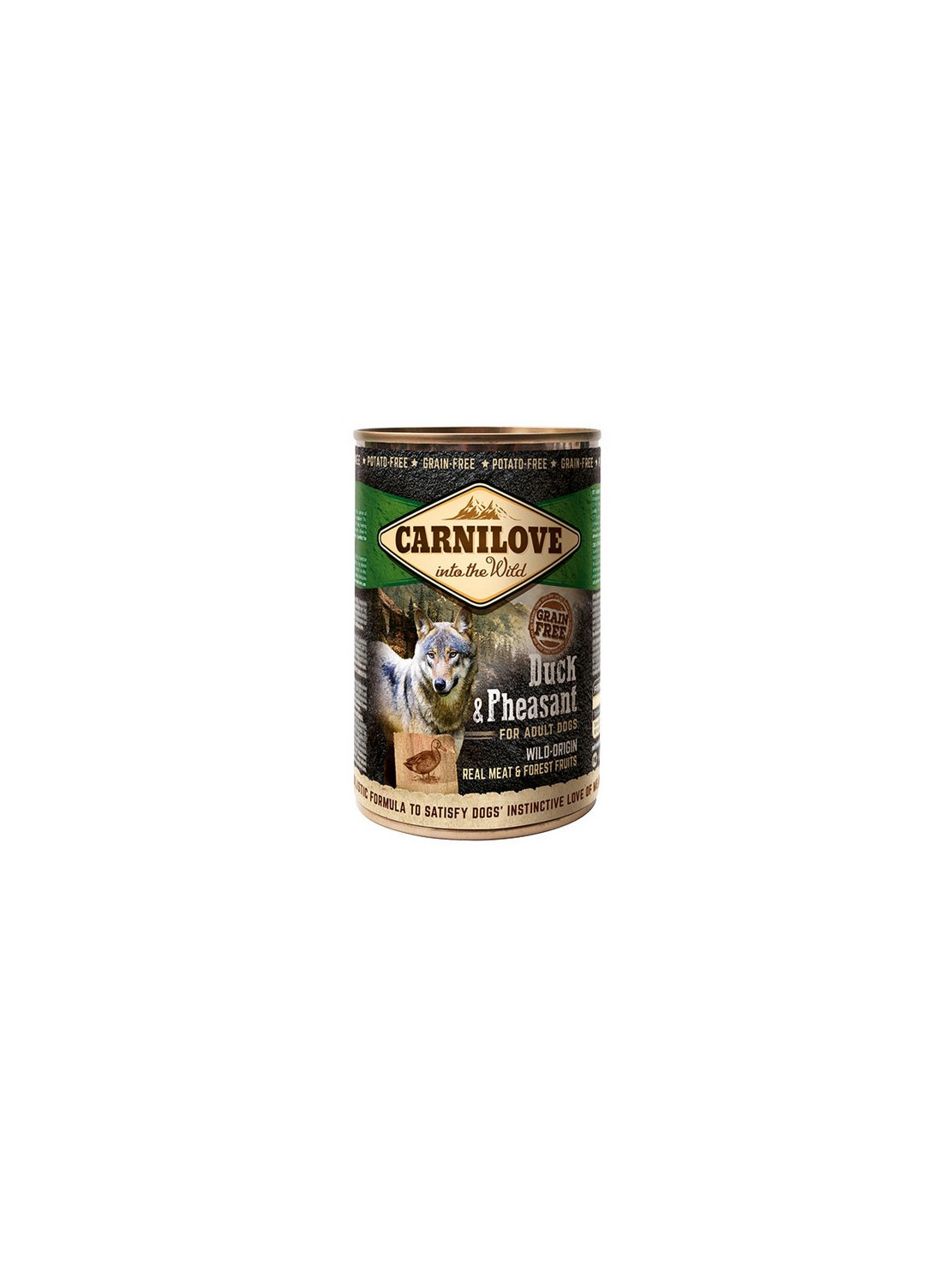 Carnilove Dog Wild Meat Duck & Pheasant Adult - kaczka i bażant puszka 400g