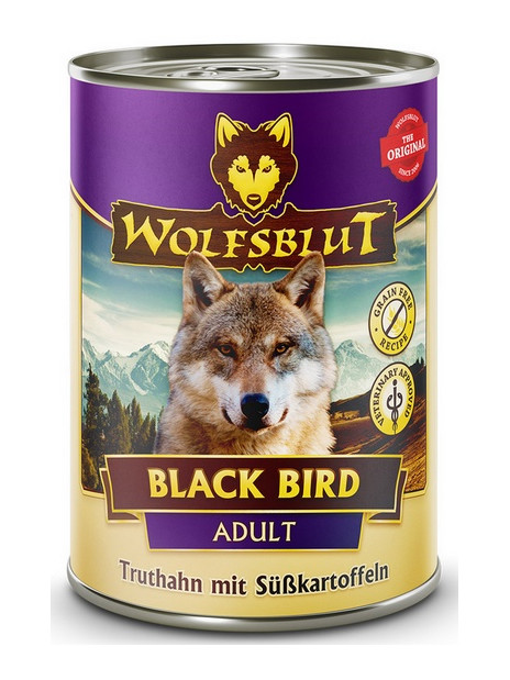 Wolfsblut Dog Black Bird - indyk i bataty puszka 395g