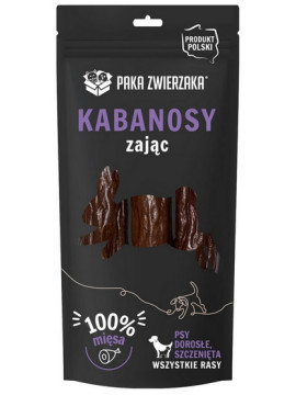 Paka Zwierzaka Kabanosy Zając 3szt 80g
