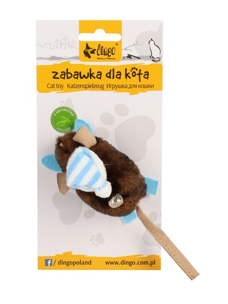Dingo Zabawka dla kota - Mysz Narciarz