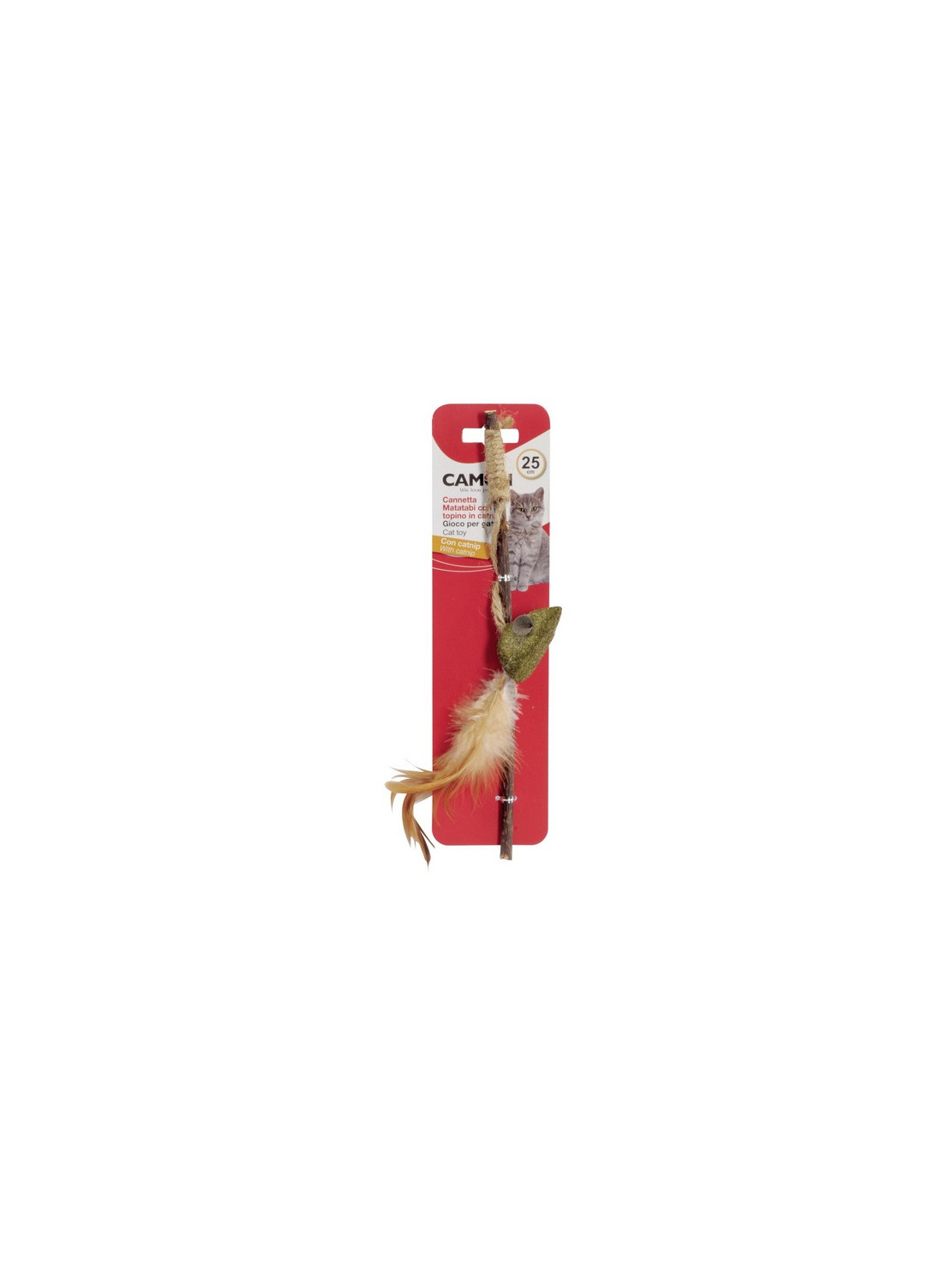 Camon Cat Toy Wędka matatabi z myszką