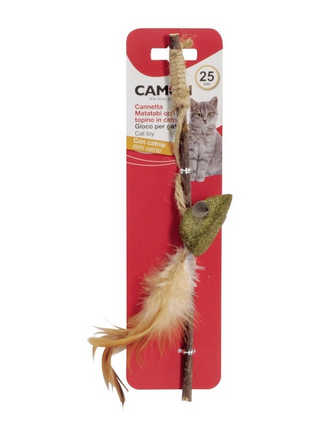 Camon Cat Toy Wędka matatabi z myszką