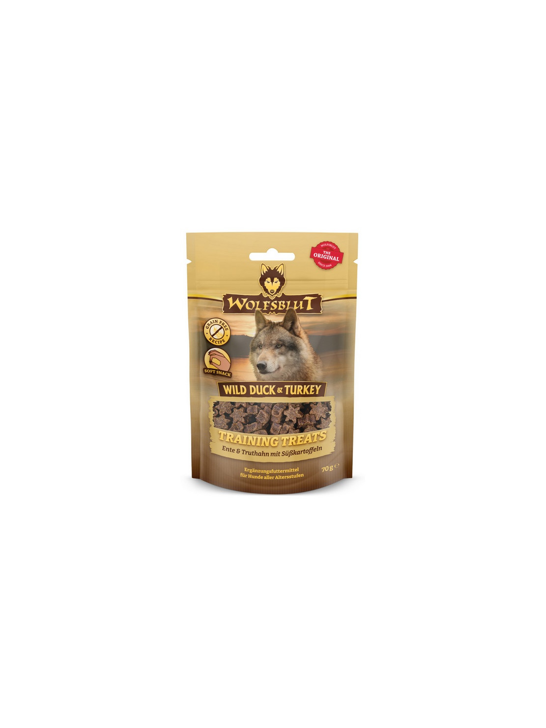 Wolfsblut Dog Training Treats Wild Duck & Turkey 70g