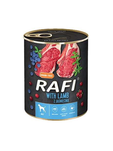 Rafi Pies Jagnięcina puszka 800g