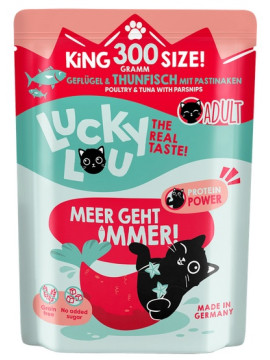 Lucky Lou Lifestage Adult Drób i tuńczyk saszetka 300g