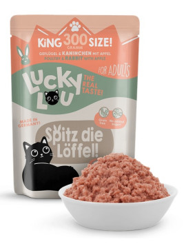 Lucky Lou Lifestage Adult Drób i królik saszetka 300g