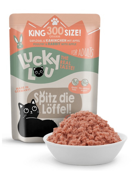 Lucky Lou Lifestage Adult Drób i królik saszetka 300g