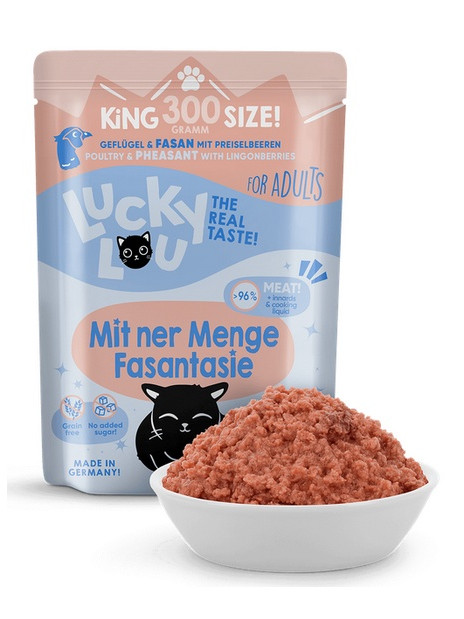 Lucky Lou Lifestage Adult Drób i bażant saszetka 300g