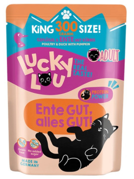 Lucky Lou Lifestage Adult Drób i kaczka saszetka 300g