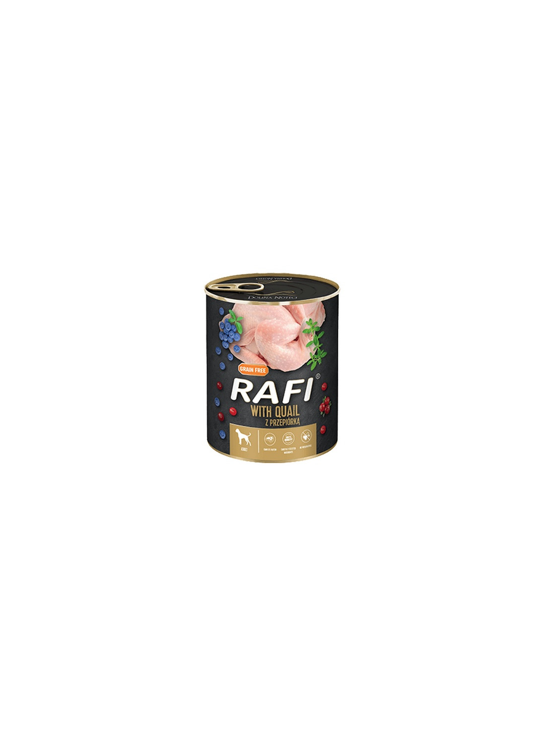 Rafi Pies Przepiórka puszka 800g
