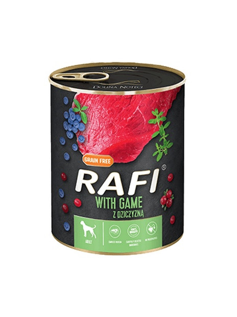 Rafi Pies Dziczyzna puszka 800g