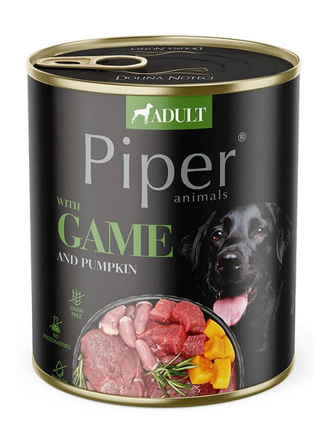 Piper Pies Dziczyzna i dynia puszka 800g