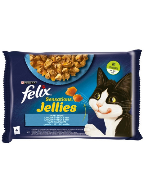 Felix Sensations Ryba saszetki 4x85g