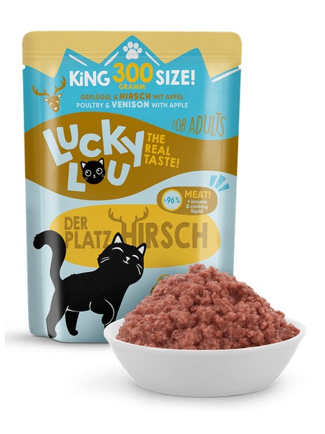 Lucky Lou Lifestage Adult Drób i jeleń saszetka 300g