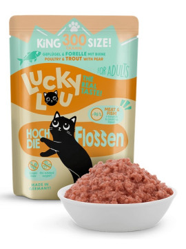 Lucky Lou Lifestage Adult Drób i pstrąg saszetka 300g