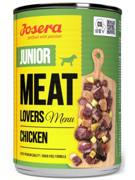 Josera Meat Lovers Menu Junior Kurczak puszka 400g