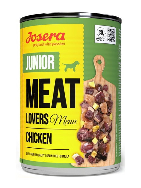 Josera Meat Lovers Menu Junior Kurczak puszka 400g