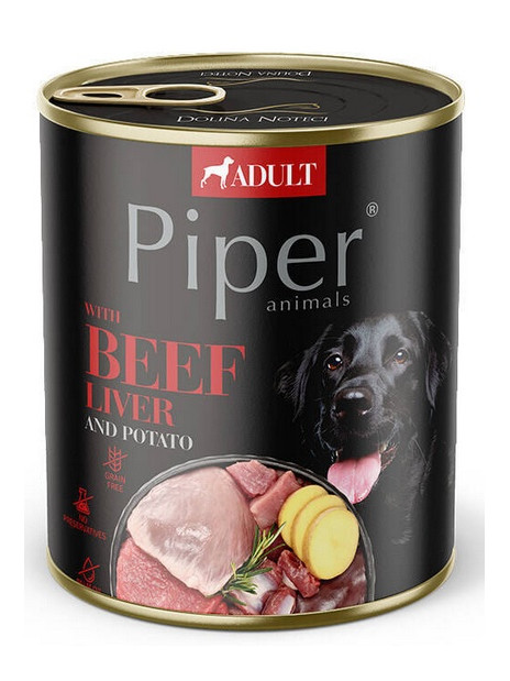 Piper Pies Wątroba wołowa i ziemniaki puszka 800g