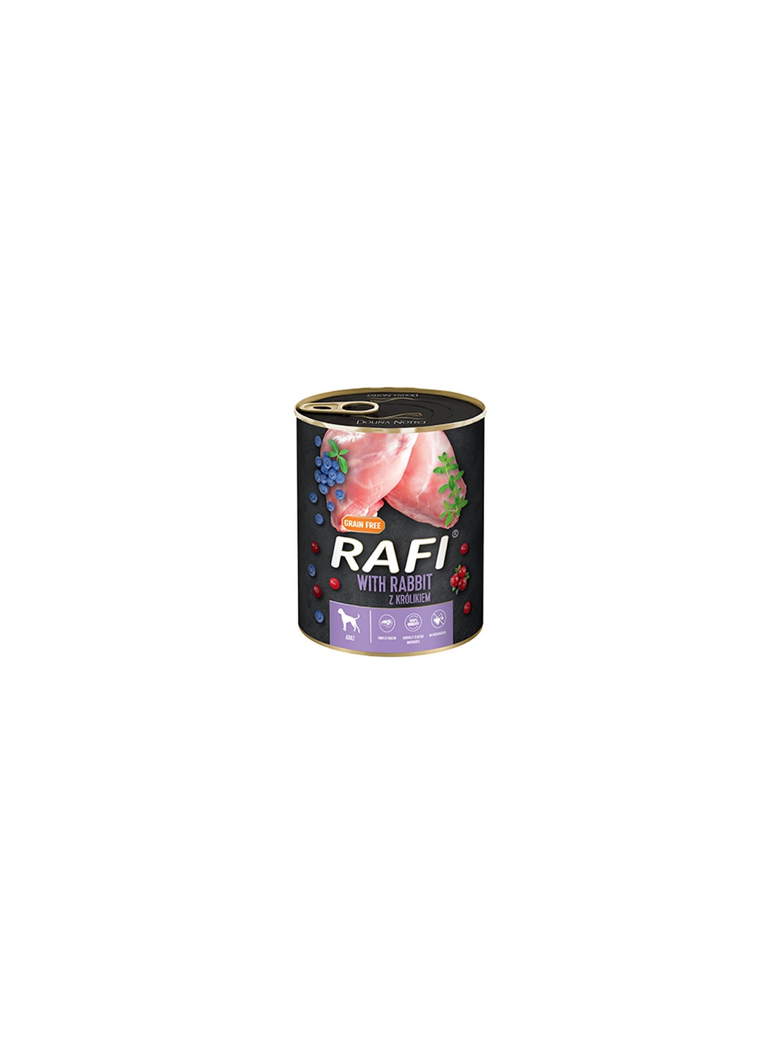 Rafi Pies Królik puszka 800g
