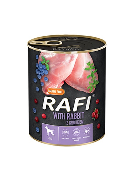 Rafi Pies Królik puszka 800g