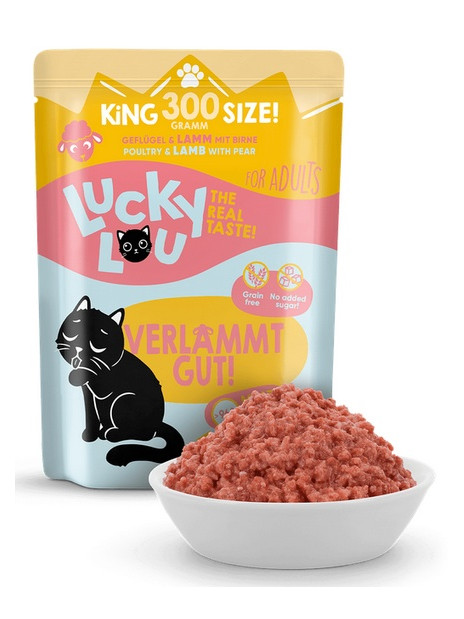 Lucky Lou Lifestage Adult Drób i jagnięcina saszetka 300g