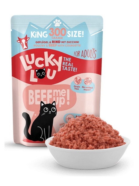 Lucky Lou Lifestage Adult Drób i wołowina saszetka 300g