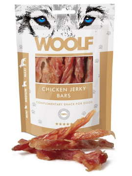 Woolf Chicken Jerky Bars 100g