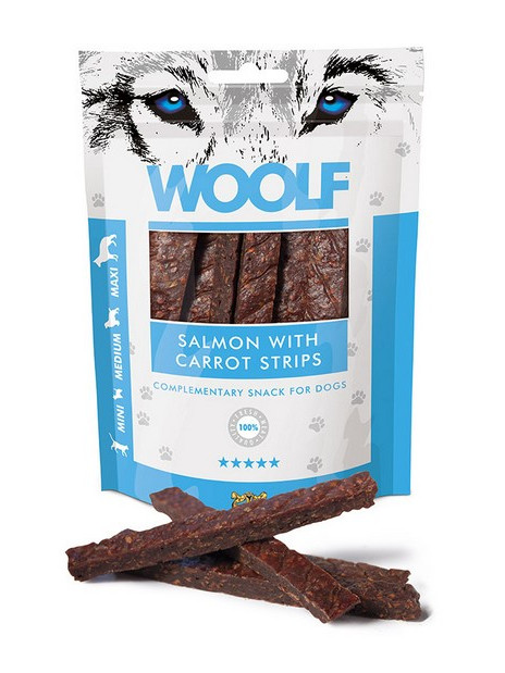 Woolf Salmon With Carrot Strips 100g